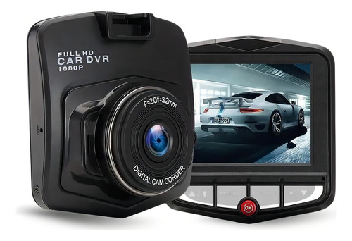 Camera Veicular Automotiva Frontal Noturna Full Hd Tela Lcd