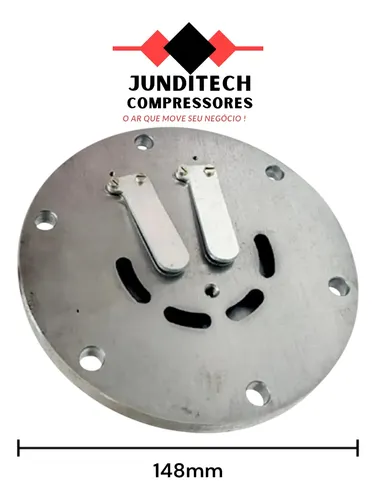 Placa Válvula Bp 90mm Schulz Compressor Msv 20 Max / Cj 20 | Frete