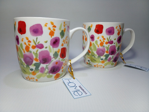Tazón Mug Sainsburys Home Importados Originales 300 Cc