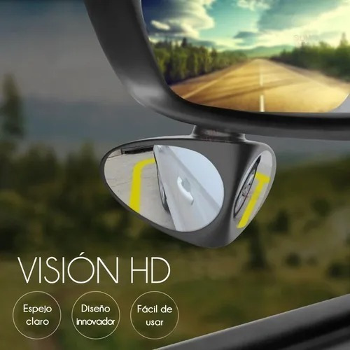 Imagen 7 de 9 de Espejo Punto Ciego Auto Moto Camión Doble Visión
