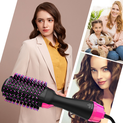 Escova E Modelador Elétricos Ionic Comb 1200w 2 Em 1