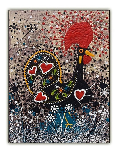 Imagem 2 de 2 de Poster Galo De Barcelos 60x80cm Foto Decoração Portuguesa