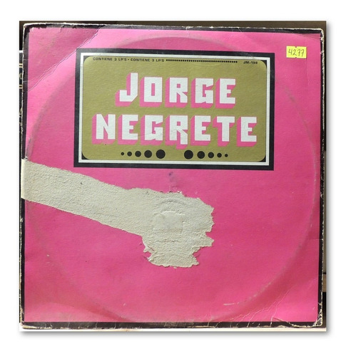 Jorge Negrete (3 Discos) (vinyl) Álbum De Oro