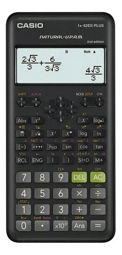 Calculadora Cientifica Casio Fx-82la Plus 2da Edición Full Color Negro
