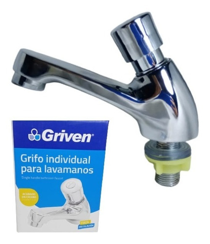 Griferia Para Lavamanos Cierre Automático Push Griven