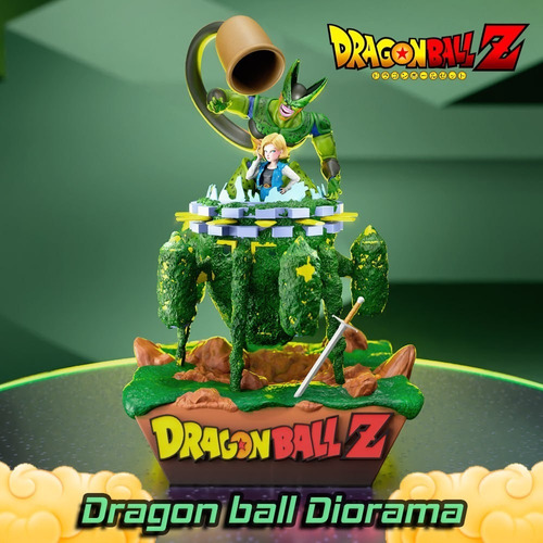 Archivo Stl Impresión 3d - Dragon Ball - Cell Saga Diorama