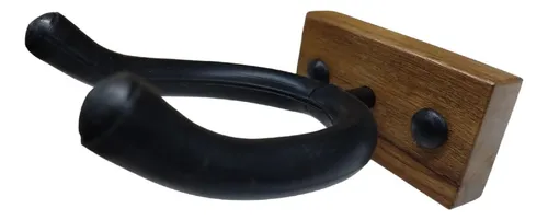 Soporte Pared Guitarra Electrica Criolla Bajo Taco Madera