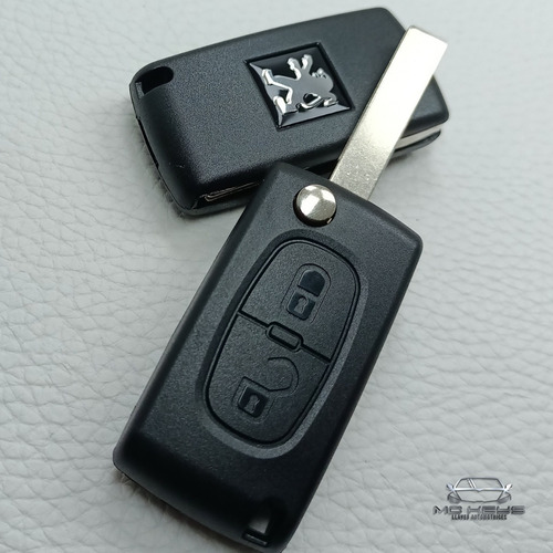 Carcasa Llave Control Peugeot 207 307 308 407 408 2 Botones