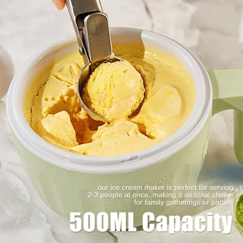 500ml Fabricante De Helados Suaves, Producción En 20 Minutos