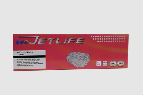 Toner Compatible Jetlife Ce285a 1100 Black 1,600 Pg