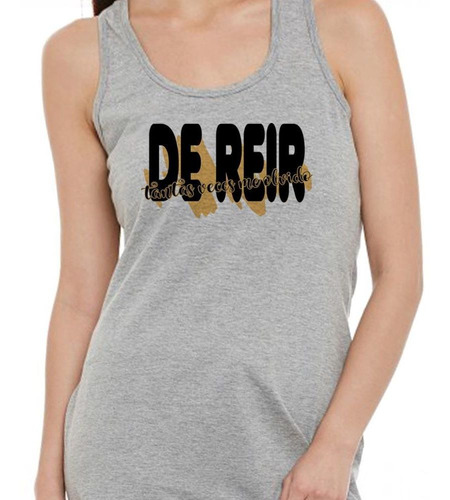 Musculosa Frase De Reir Tantas Veces Me Olvido