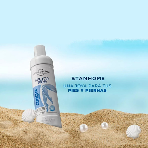 Fresca Pie 300ml Stanhome Loción Piernas Cansadas Concha Nácar
