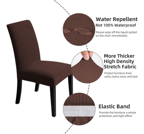 Fundas Elásticas Para Silla De Comedor Impermeables
