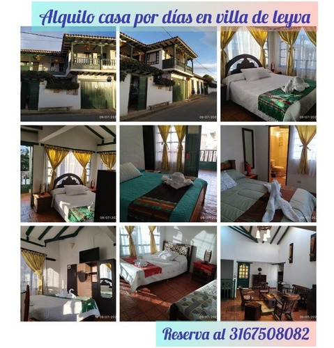 Imagen 1 de 2 de Alquilo Por Días Casa En Villa De Leyva
