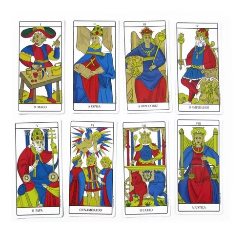 ANTIGO JOGO DE CARTAS TAROT DE MARSEILLE