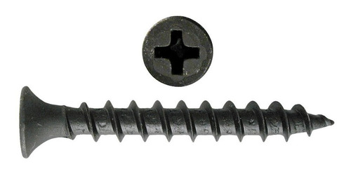 Tornillo Autoperforante Tel Madera 12x4 Negro X 700 Und