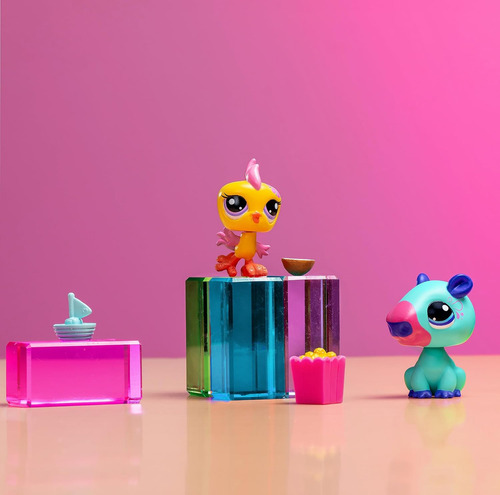 Littlest Pet Shop Pack X 2 Amiguitos De La Selva Amigos Mascotas Serie 2 + 1 Codigo Sopresa Para Jugar Online