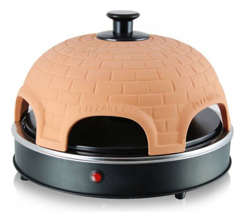 Mini Forno Eletrico De Pizza Portátil 220v - 6 Pessoas Cor Terracota 220