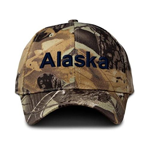 Gorra Béisbol Camuflaje Alaska The Last Frontier Unisex