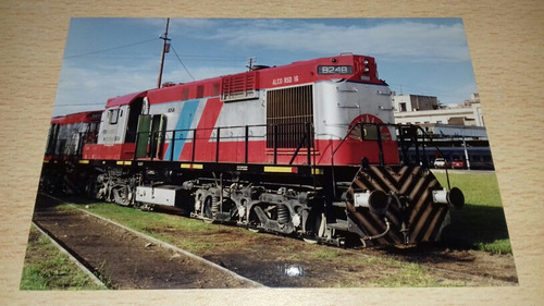 Ferrocarril Foto 15x10 Locomotora Alco Rsd16 8248 En Cordoba