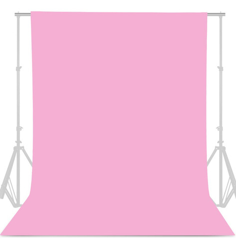 Soporte Porta Fondo Infinito Tela Rosa 2.4x3 Metros