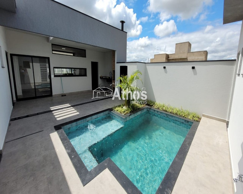 Imagem 2 de 30 de Casa Térrea Em Condomínio Fechado, Residencial Laguna - Indaiatuba - Ca05136 - 70610895