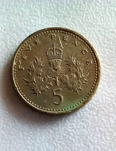 5 Pence (elizabeth Ii) 1990 De Reino Unido