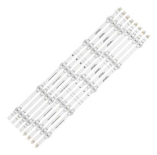 Leds Hisense 55a6g/55a6gv/55a65gv/kit Con 4 Tiras De 10 Lede