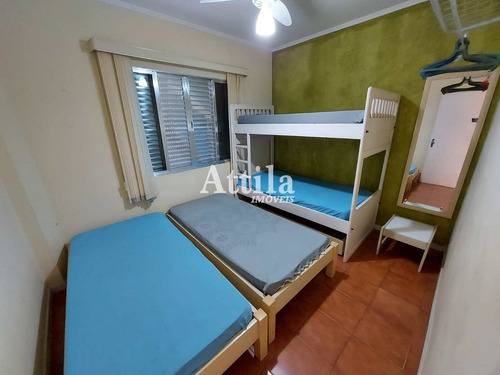 Imagem 8 de 14 de Apto (lado Praia), 3 Dorms., 1 Vaga, Churrasqueira, Enseada - V2849