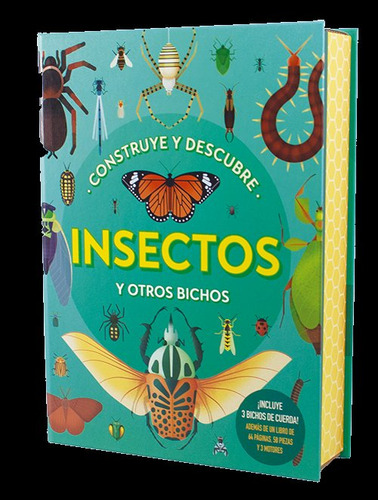 Construye Y Descubre Insectos Y Otros Bichos: Y Otros Bichos, De Aa.vv.., Vol. 1. Editorial Editorial San Pablo, Tapa Dura En Español