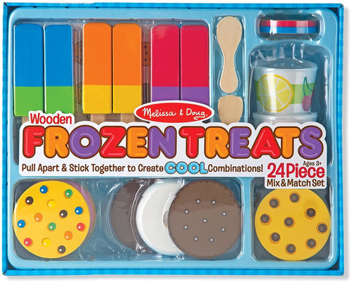 Conjunto De Jogos De Sorvete Melissa Amp Doug De Madeira Fro