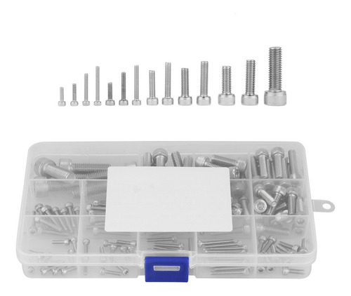 135pcs M2.5 M3 M4 M5 M6 M8 304 Soquete Hexagonal De Aço Inox