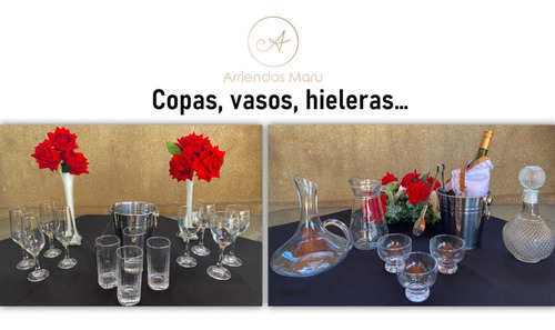 Imagen 6 de 10 de Arriendo Fundas, Manteles, Mesas, Sillas, Vajillas, Copas