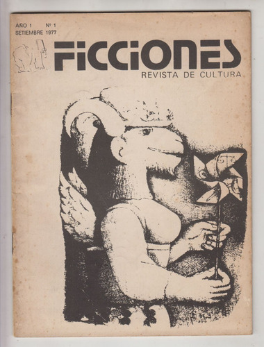 1977 Uruguay Revista Cultural Ficciones N° 1 Arte Literatura
