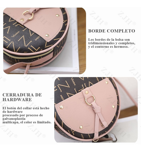 Imagen 5 de 8 de Bolsa Crossbody De Mujer Bandolera Dama Original Hombro Moda