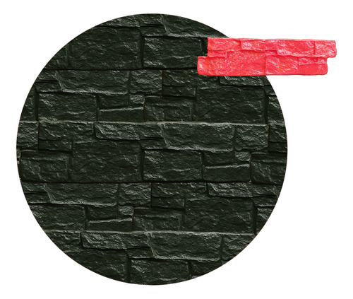 Molde Chiloe Estampado Hormigón Muro 56x15cm Poliuretano