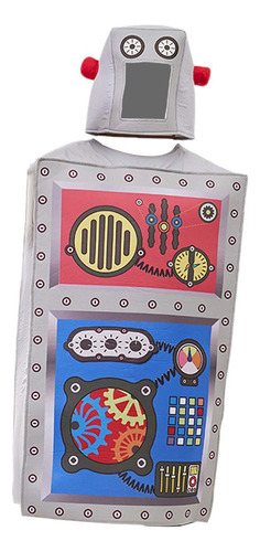 Disfraz De Robot, Precioso Vestido Elegante For Fiesta De