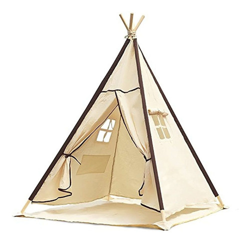 Casa De Juegos Para Niños Lavievert Indian Lona Teepee