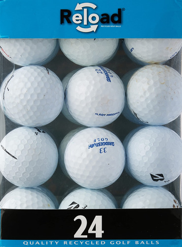 Reload - Pelotas De Golf Recicladas (paquete De 24) De Pelot