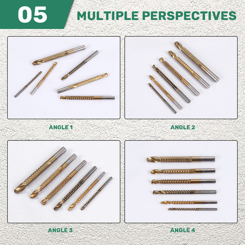 . Conjunto De Brocas De Cobalto De 6 Peças, Conjunto De