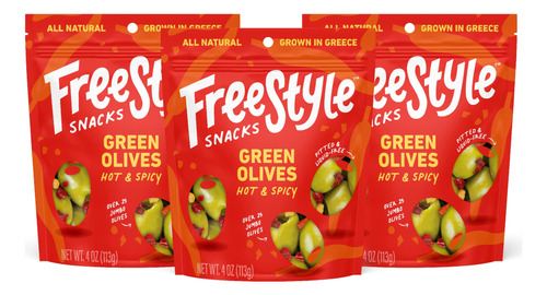 Freestyle Snacks Paquetes De Aperitivos De Oliva  Aceitunas