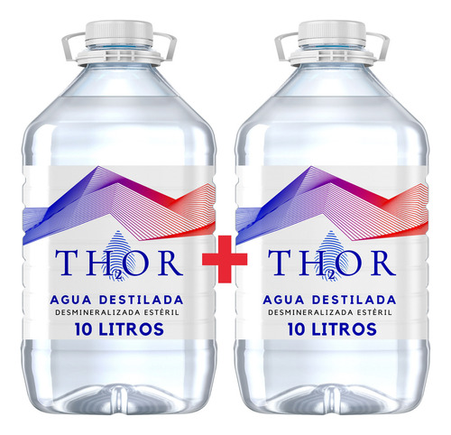 Agua Destilada, Bidestilada, Tridestilada Thor 20 Litros