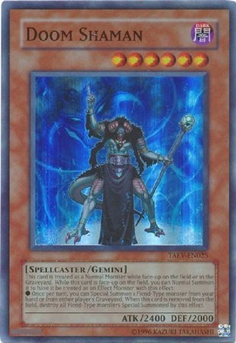 Chamán De La Destrucción Super Raro Yugioh