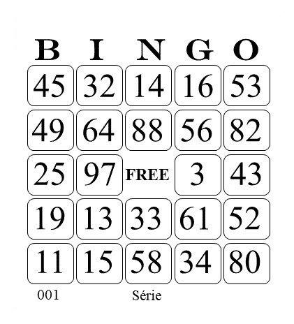 Bingo P/ Todos Os Eventos 100cartelas Em Pdf Envio Por Email
