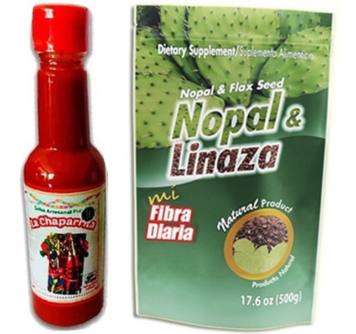 Salsa Artesanal Picosa La Chaparrita + Nopal Y Linaza