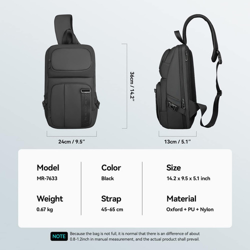 Mochila De Hombro Mark Ryden Impermeable Con Puerto Usb