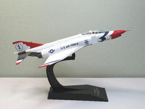 F-4e Phantom Ii Thunderbirds 1969 Usaf 1/100 Hachette Japo Blanco (Usado)