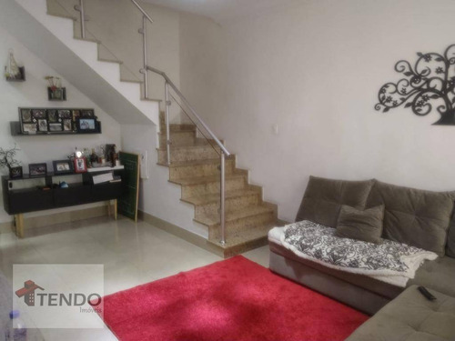 Imagem 2 de 18 de Imob01 - Sobrado 111 M² - 3 Dormitórios - Vila Euro - São Bernardo Do Campo/sp - So0212