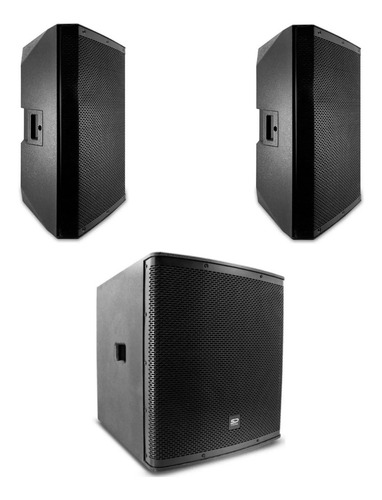 Bafles Amplificado Subwoofer Y Satelites Alta Potencia Alien