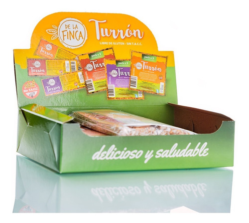 Imagen 2 de 4 de Turrón De Semillas De La Finca X 20 - Sin Tacc - Tradicional